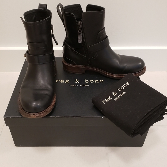 Rag & Bone Ashford New Moto Boots - Picture 8 of 15
